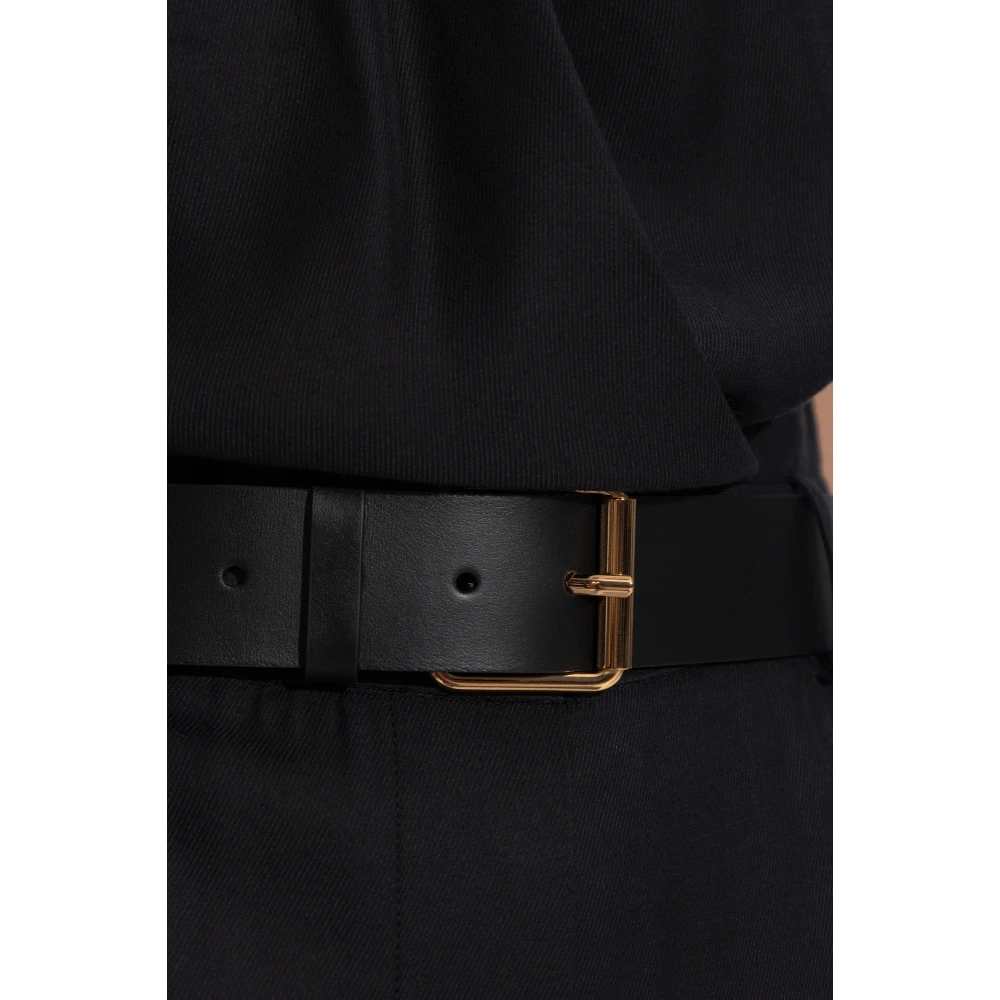 Moschino Jumpsuit met riem Black Dames