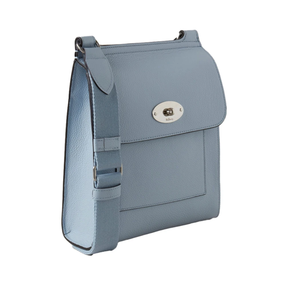 Mulberry Antony Poplin Blue Schoudertas Blue Dames