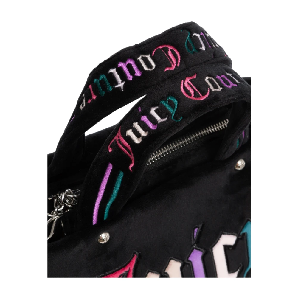 Juicy Couture Velvet Shopper Tas met Gouden Details Multicolor Dames