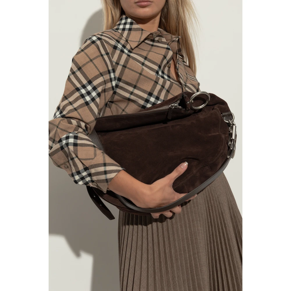 Burberry Schoudertas Knight Brown Dames