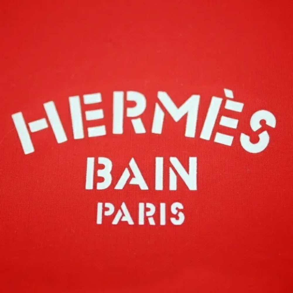 Hermès Vintage Pre-owned Nylon pouches Red Dames