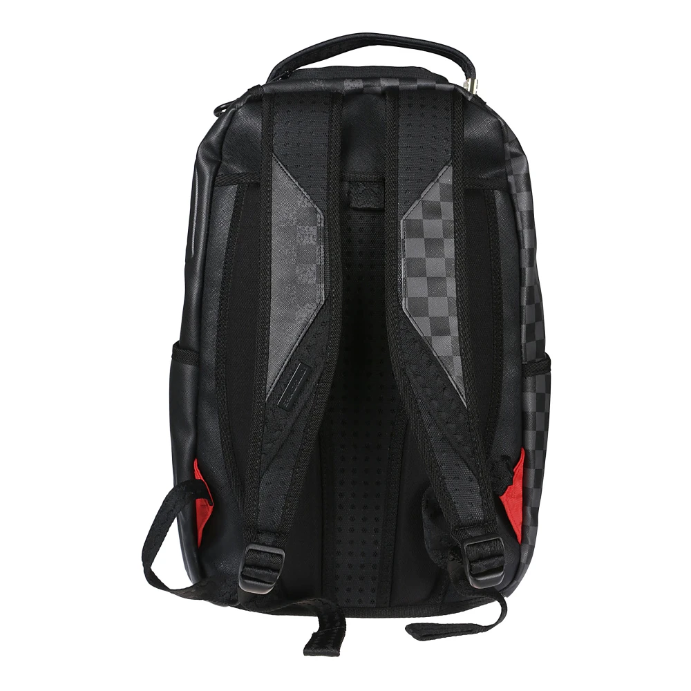 Sprayground Stijlvolle rugzak met Half Spritz ontwerp Black Heren