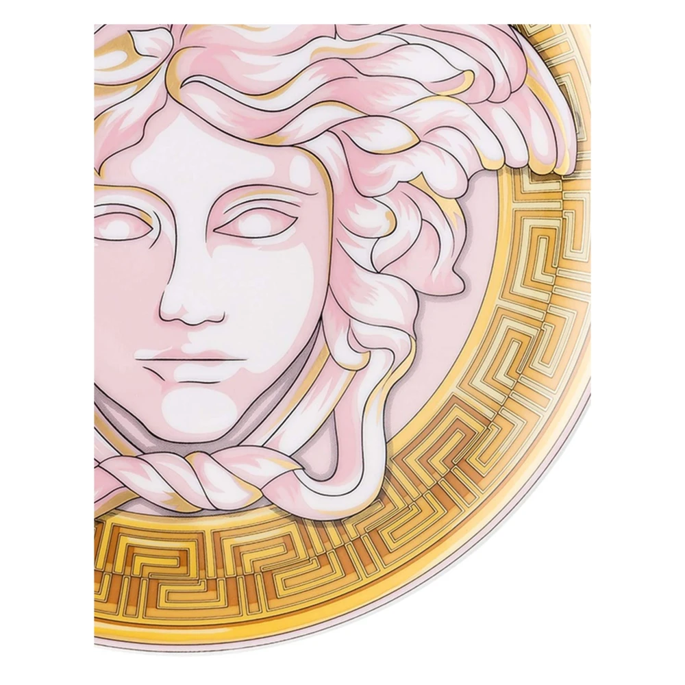 Versace Roze Plat Bord Pink Unisex