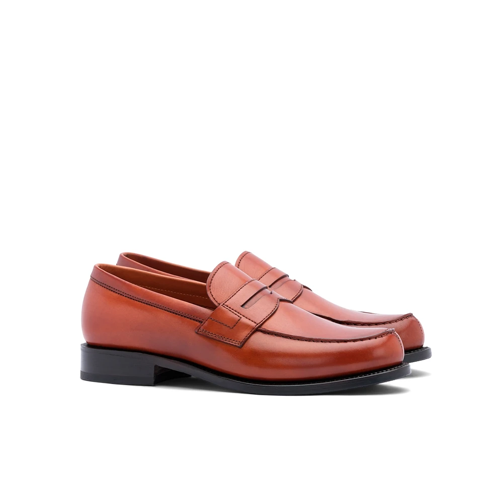 Lottusse Kingstown Band Loafers Brown Heren