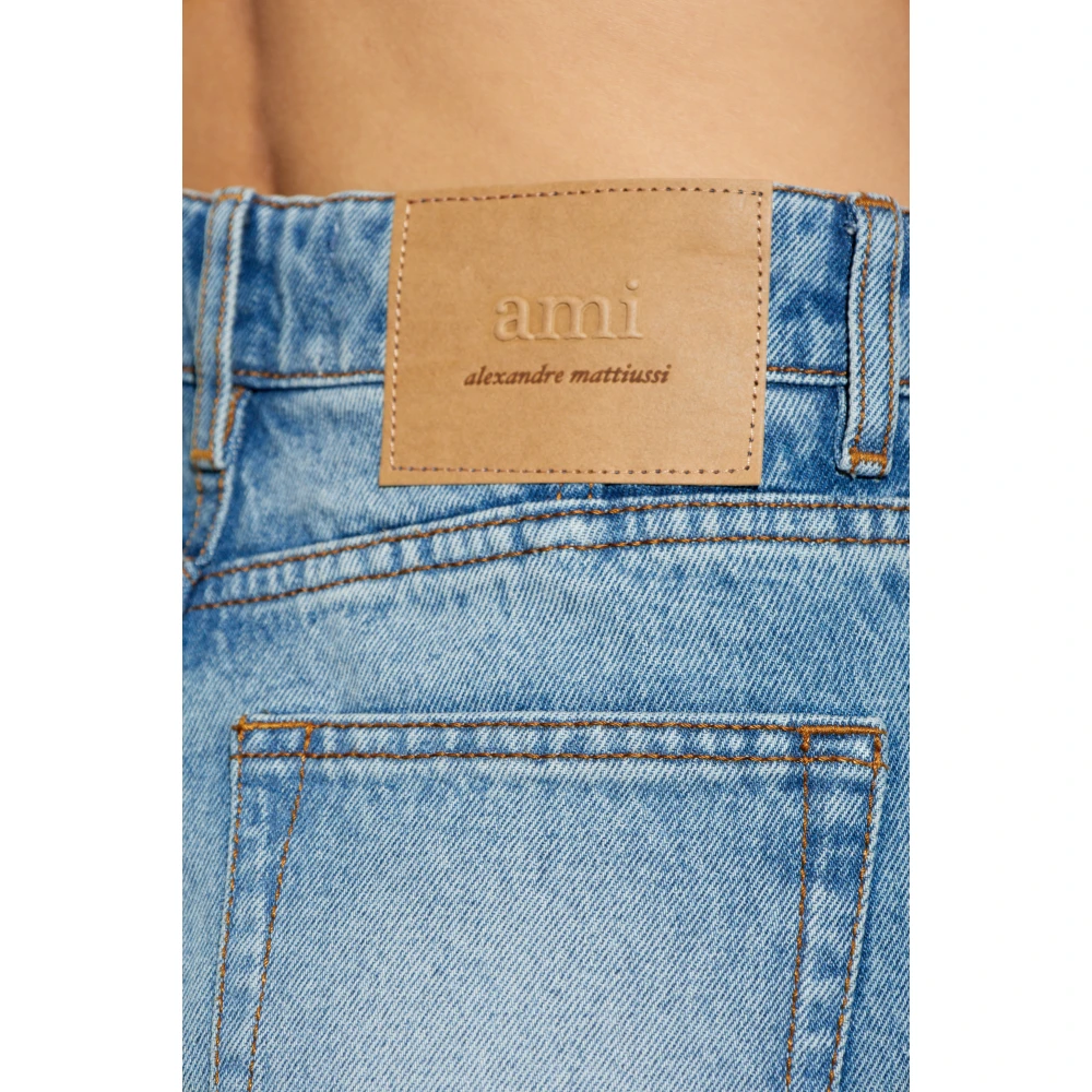 Ami Paris Wijd uitlopende jeans Blue Dames