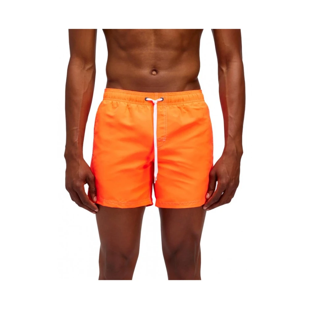Sundek Iconische Taffeta Heren Boxershorts Orange Heren