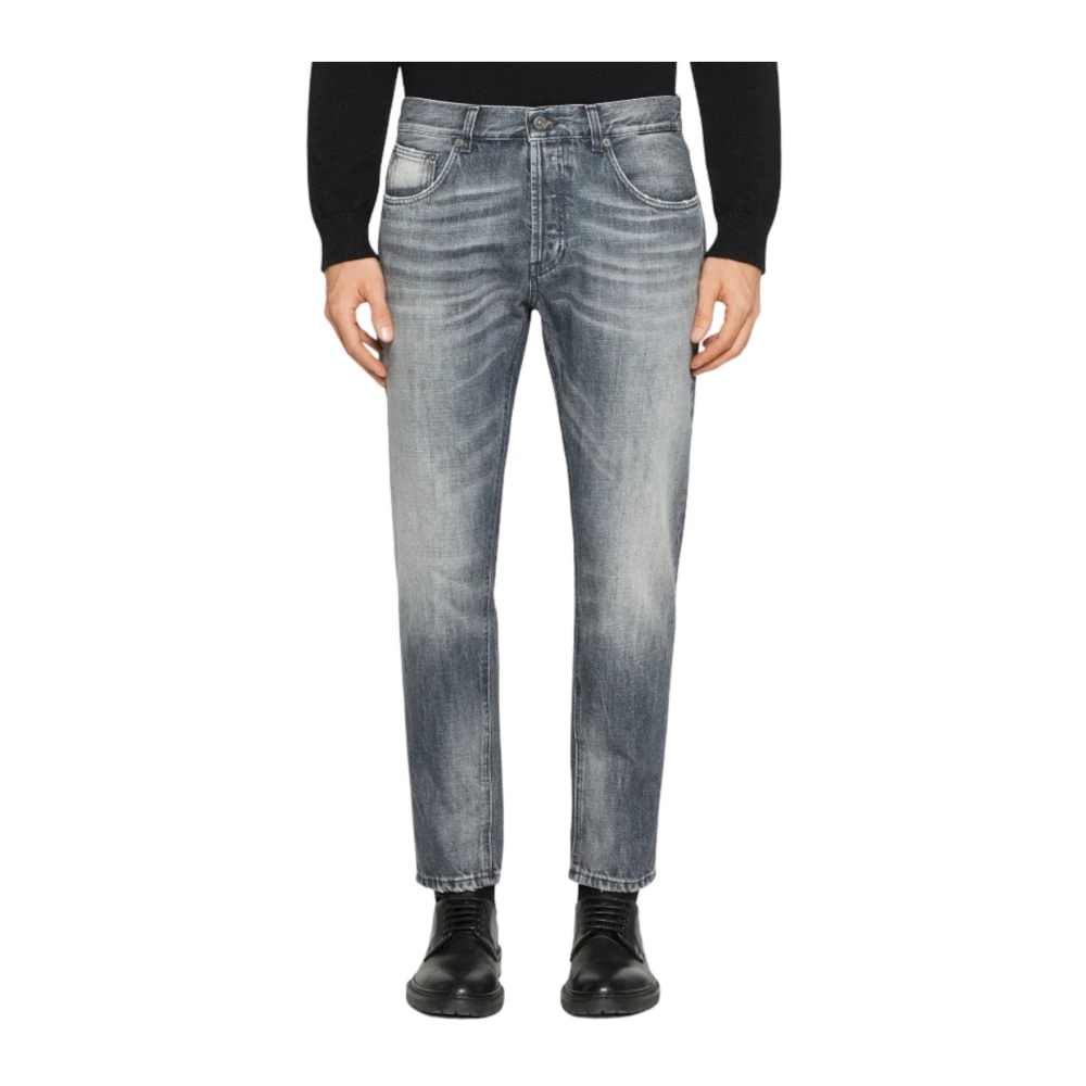 Dondup Slim Fit Carrot Jeans Gray Heren
