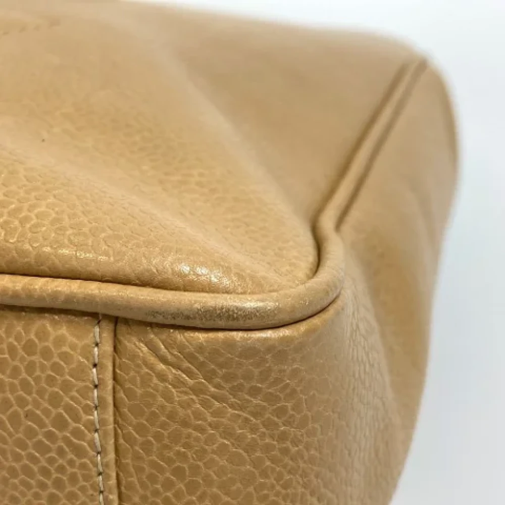 Chanel Vintage Pre-owned Fabric chanel-bags Brown Dames