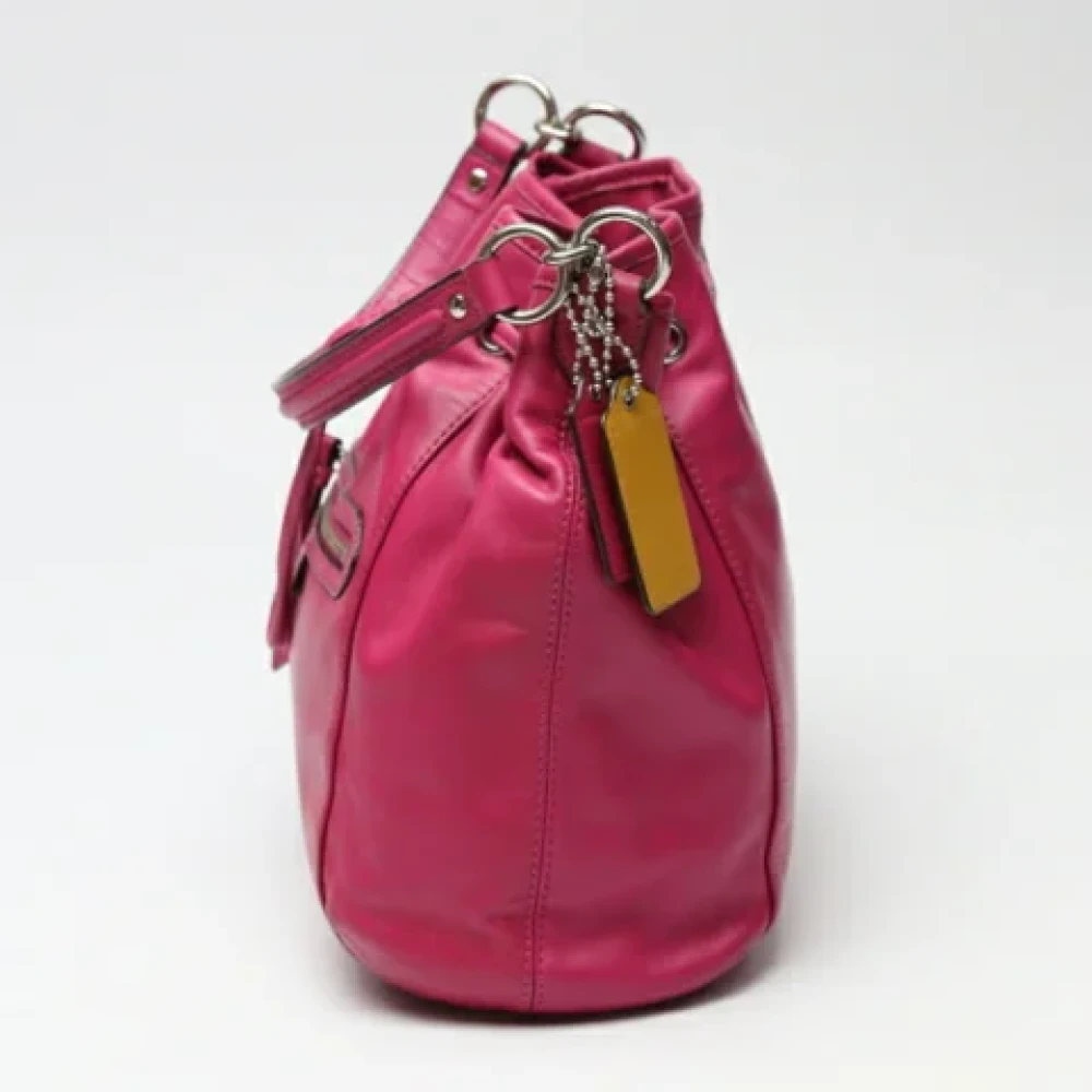 Coach Pre-owned Fabric shoulder-bags Pink Dames