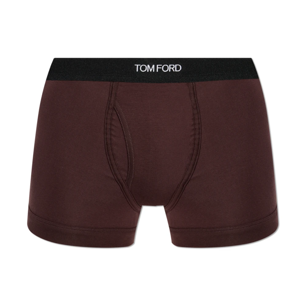 Tom Ford Katoenen Boxershorts Brown Heren