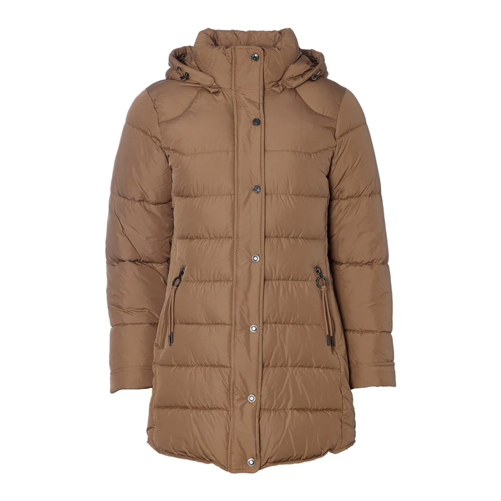 Danwear Stijlvolle Bronzen Jas voor de Winter Brown Dames