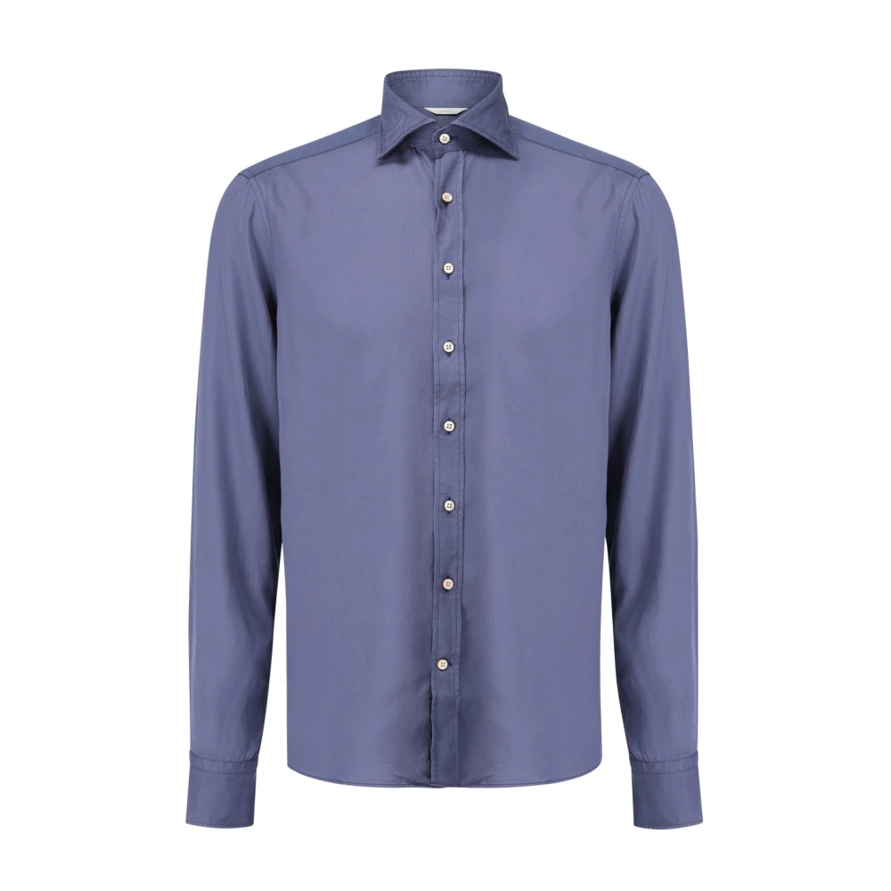 Stenströms Casual Overhemd in Blauwe Strepen Blue Heren