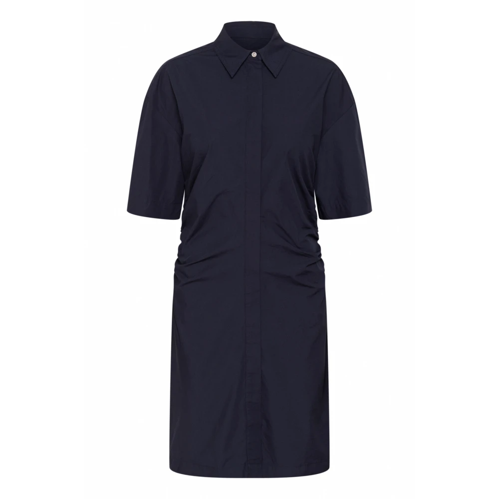 Soaked In Luxury Women's Blue Night Sky Shirt Dress Sloleane Model Large