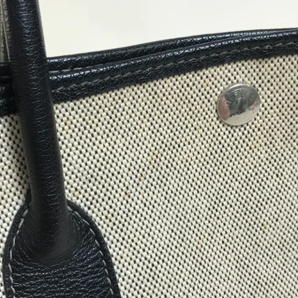 Hermès Vintage Pre-owned Fabric totes Gray Dames