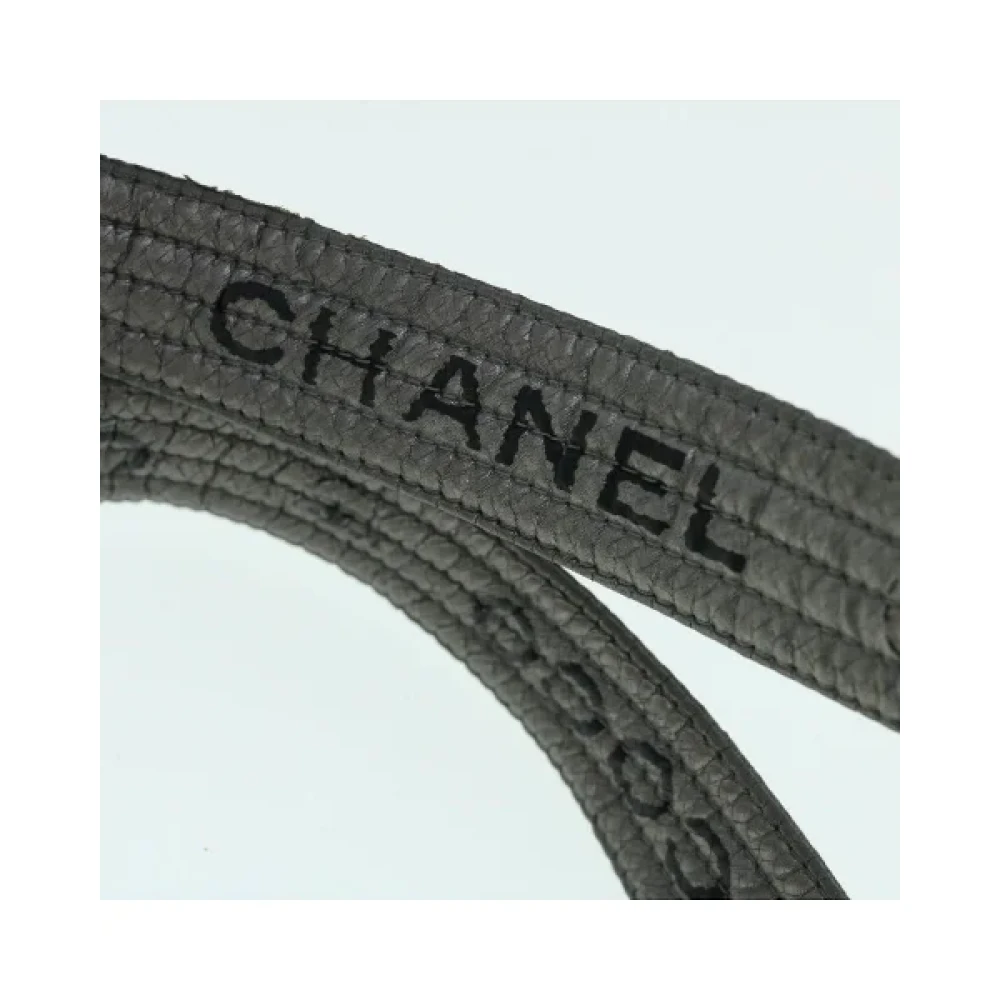 Chanel Vintage Pre-owned Nylon chanel-bags Gray Dames