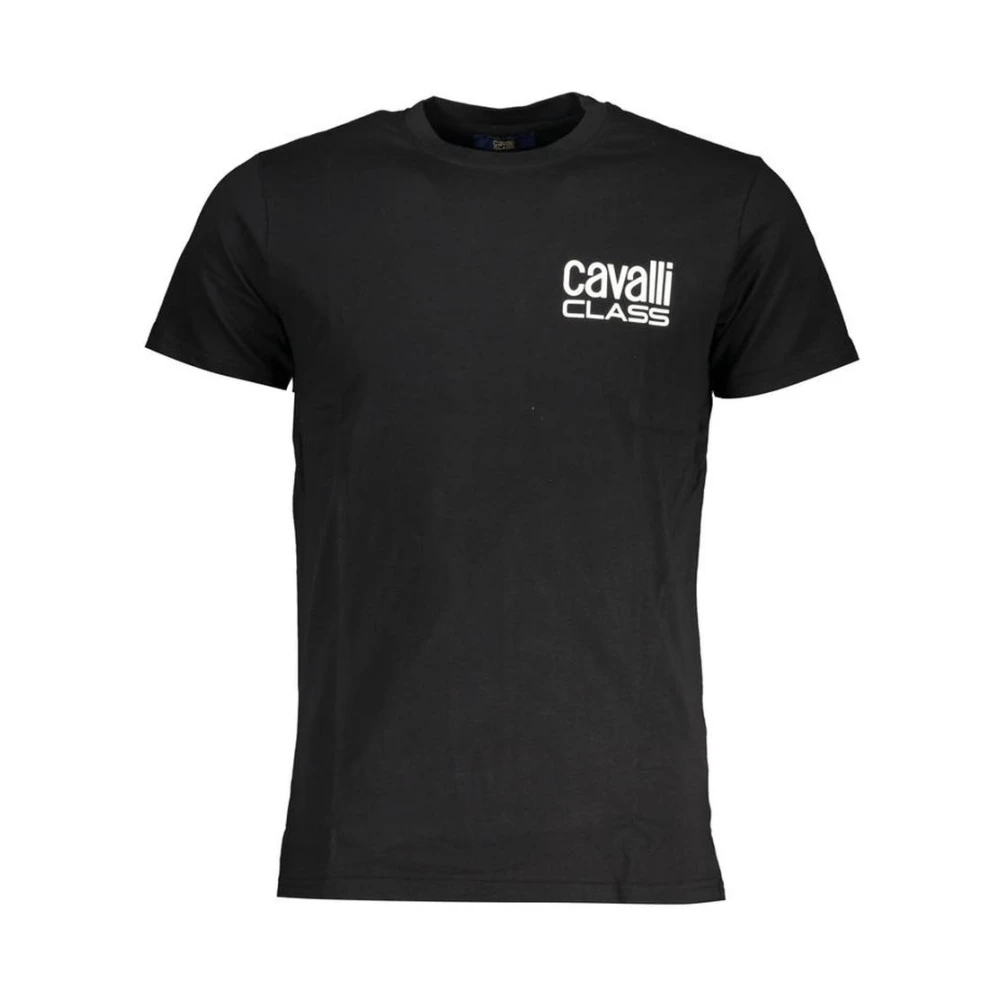 Cavalli Class Men's Black Luxury Logo Tee