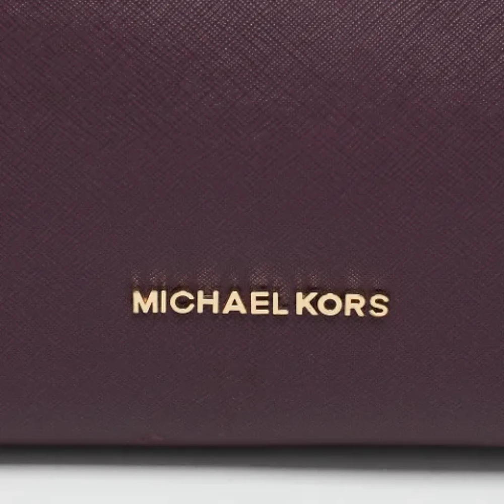 Michael Kors Pre-owned Leather handbags Purple Dames