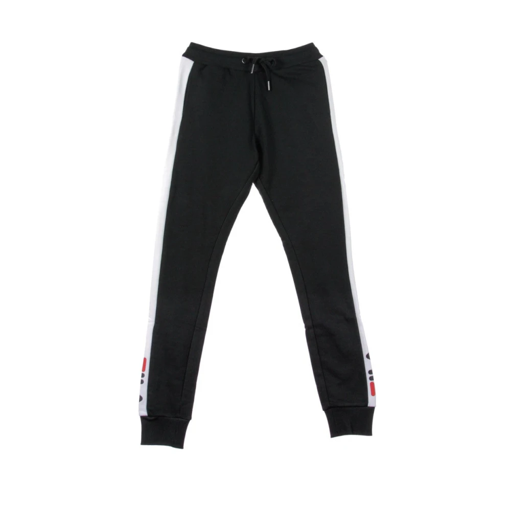 Fila Lättvikts Slim Sweatpants Svart/Vit Black, Dam