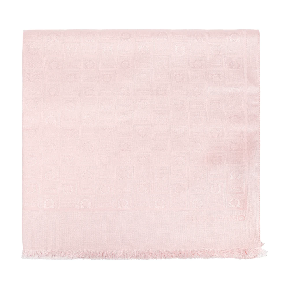 Salvatore Ferragamo Sjaal met glinsterende pailletten Pink Dames
