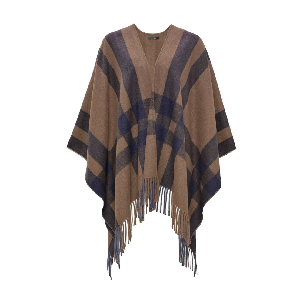 Opus Elegante Shawl met Atano Cape Brown Dames