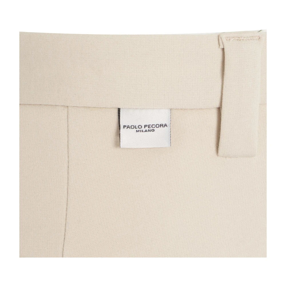 Paolo Pecora Beige Chino Broek Ss25 Beige Heren