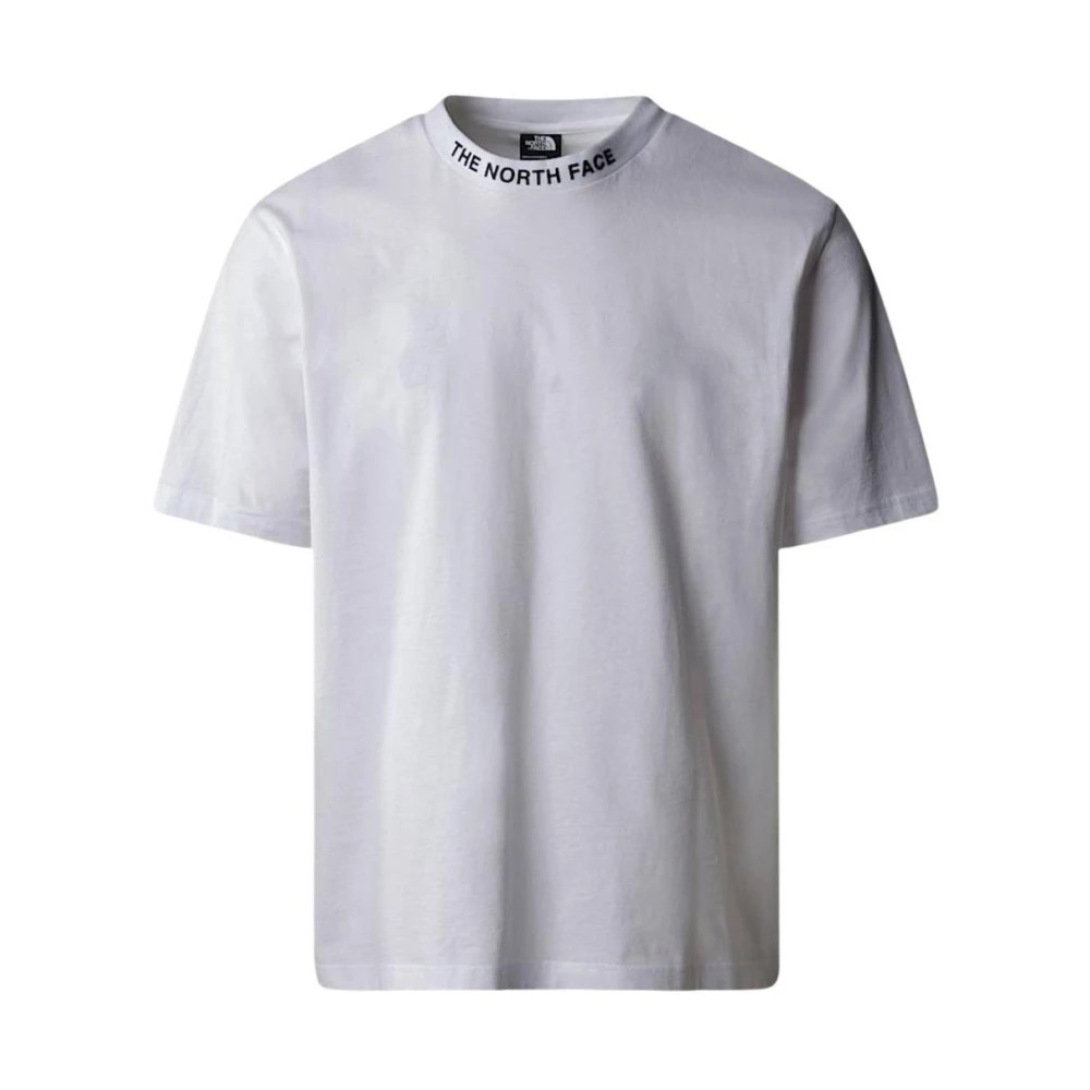The North Face Men's White Round Neck Short Sleeve Cotton T-Shirt