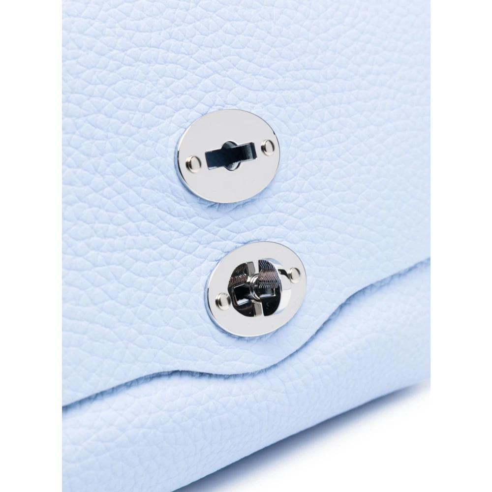 Zanellato Blauwe Foldover Top Tas Blue Dames