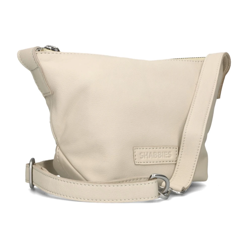 Shabbies Amsterdam leren crossbody tas Esra ecru