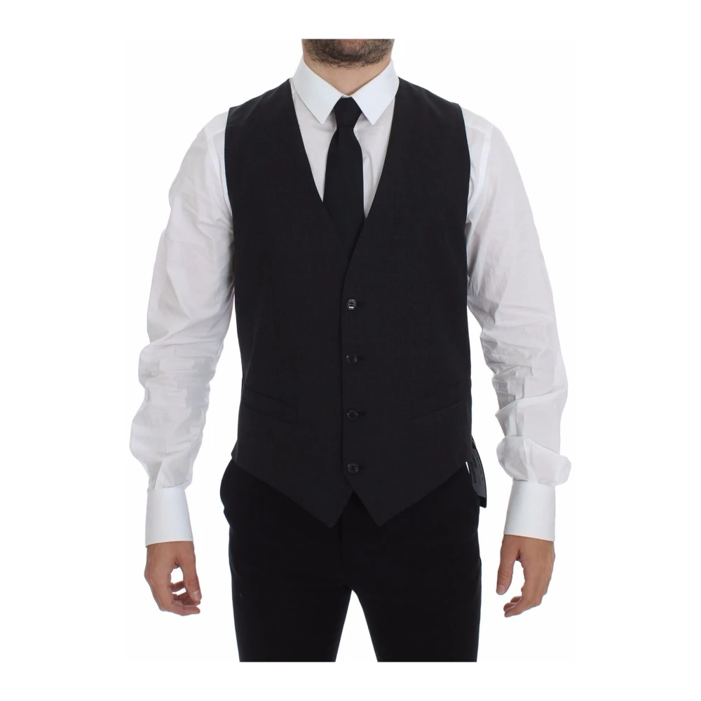 Dolce & Gabbana Homme Gris Costumes, Taille: M Gilet De Costume