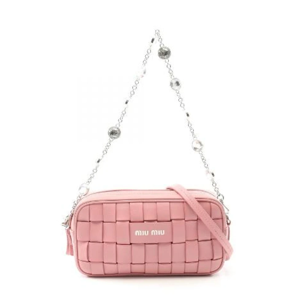 Pre-owned > Pre-owned Bags > Pre-owned Shoulder Bags - - Miu Miu Pre-owned - Modalova