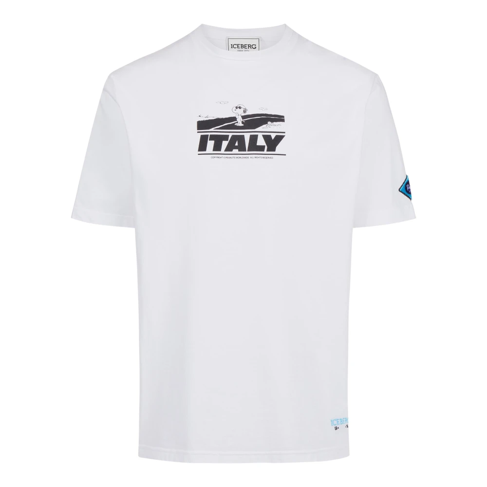 Iceberg - Tops > T-Shirts - White - Iceberg - Modalova