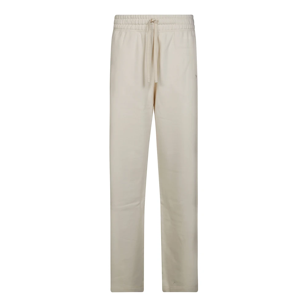 Maison Kitsuné Vos Patch Jogger Broek Beige Dames