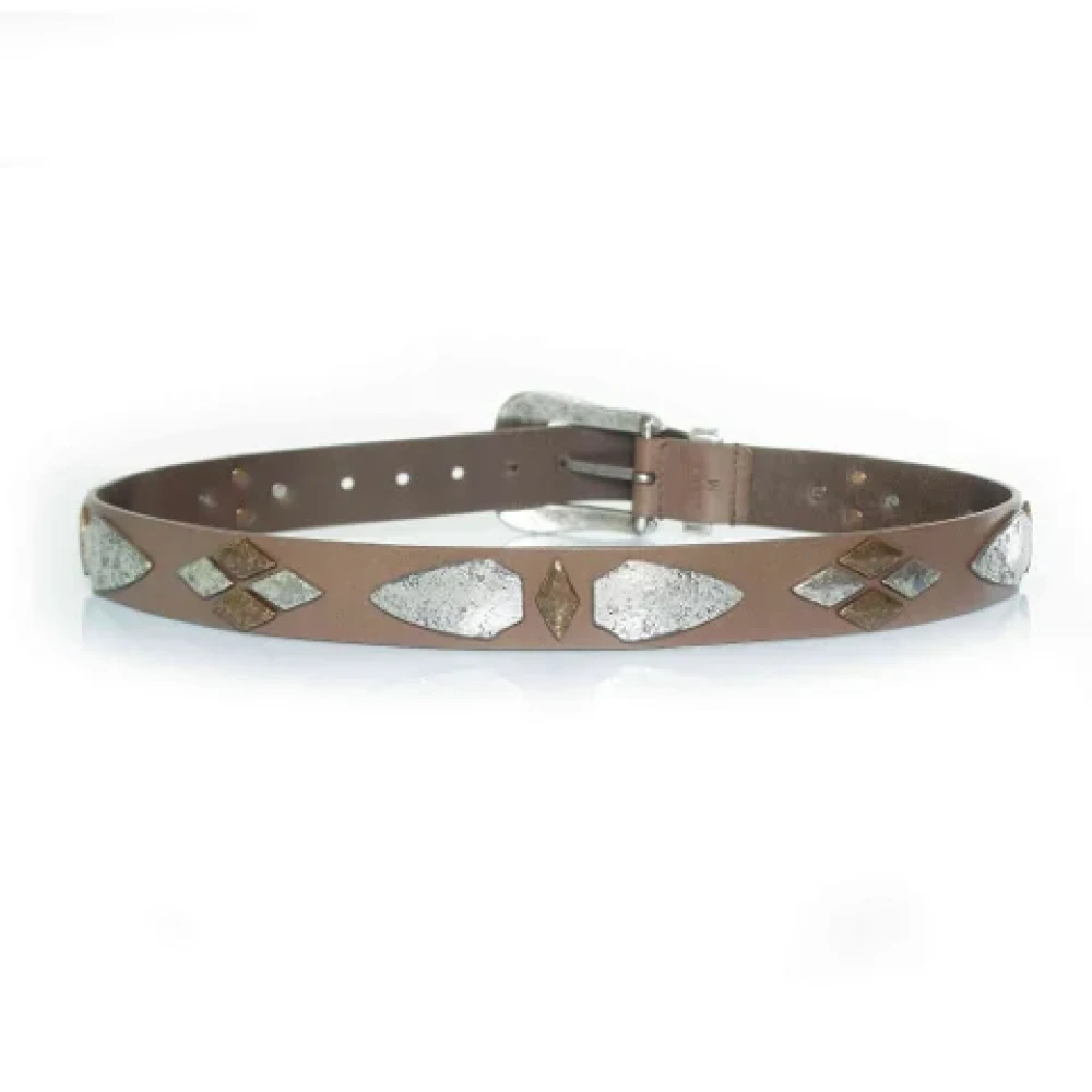 Isabel Marant Pre-owned Leather belts Brown Dames