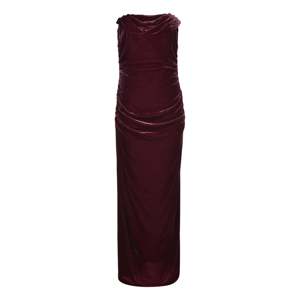 Rotate Birger Christensen Donna Rosso Abiti, L, New, - Immagine 3