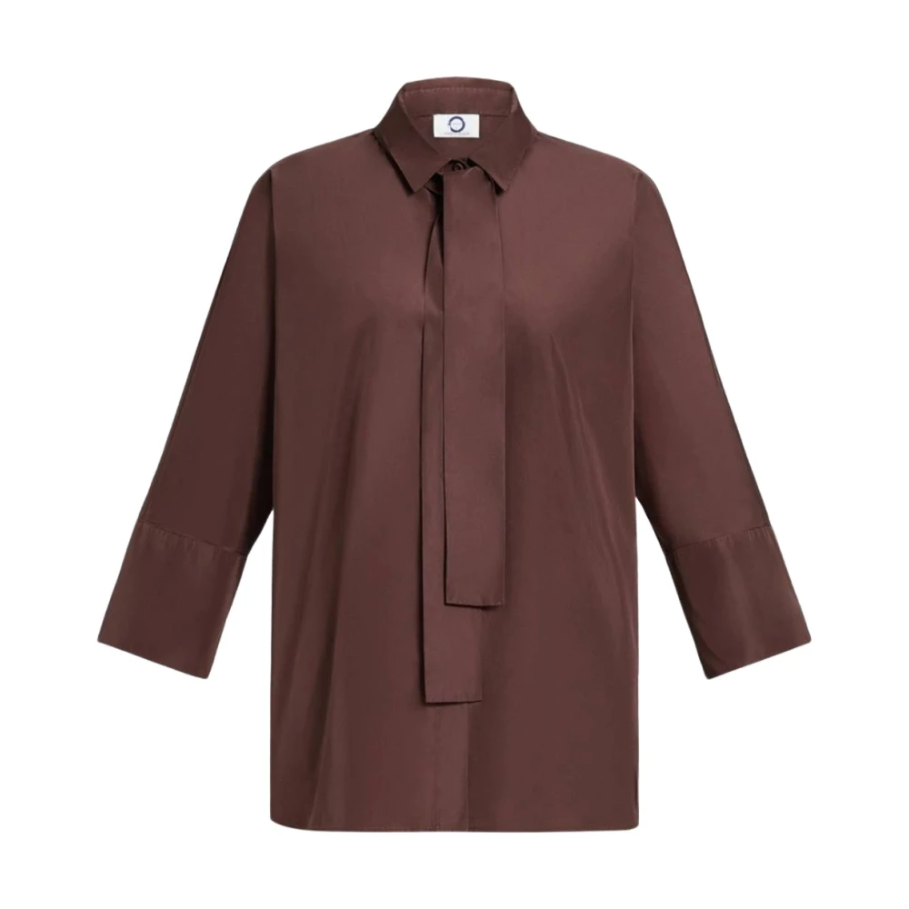 Marina Rinaldi Elegante Solista Jurk Brown Dames