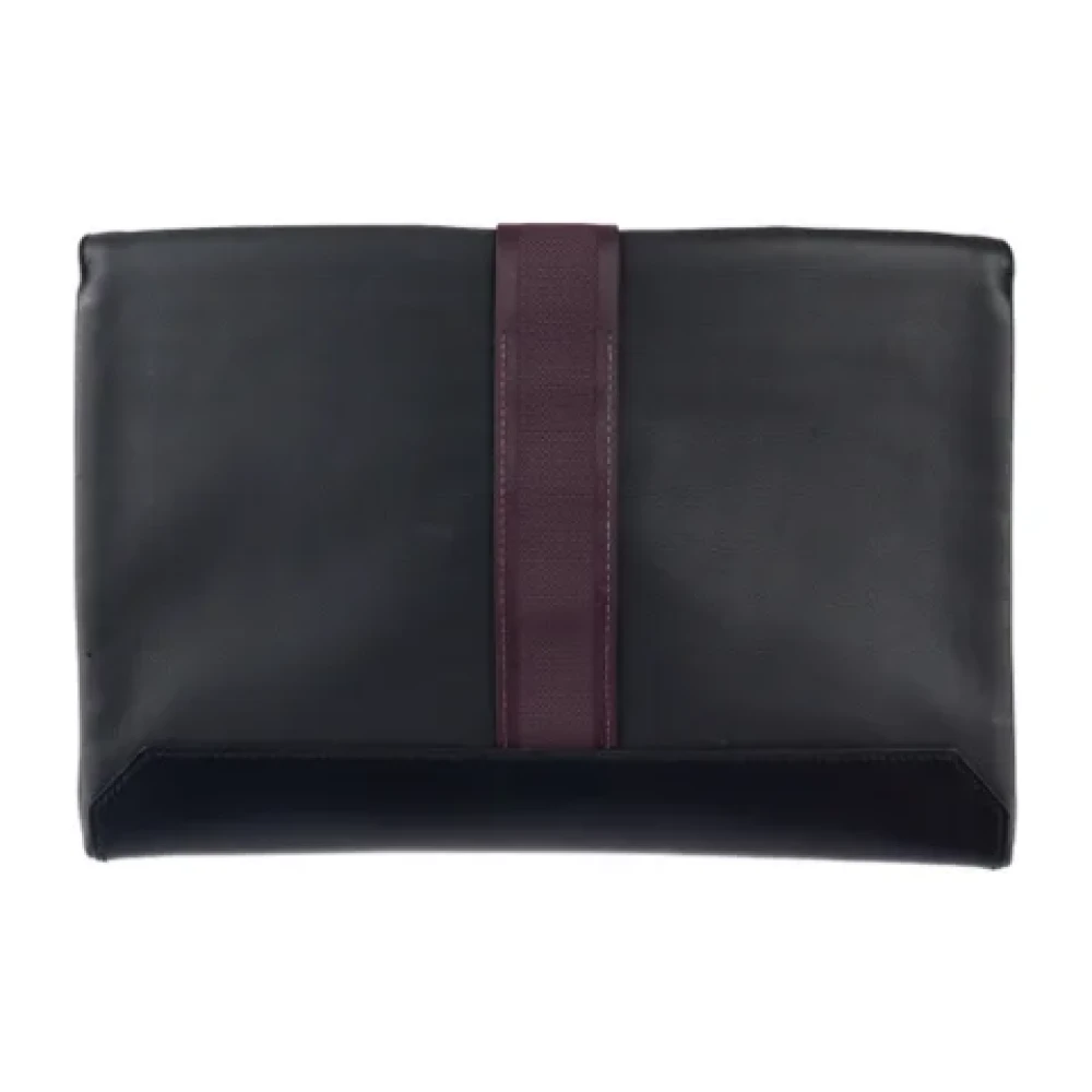 Hermès Vintage Pre-owned Leather clutches Black Dames