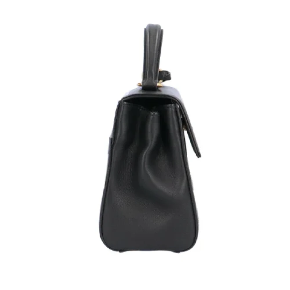Saint Laurent Vintage Pre-owned Leather handbags Black Dames