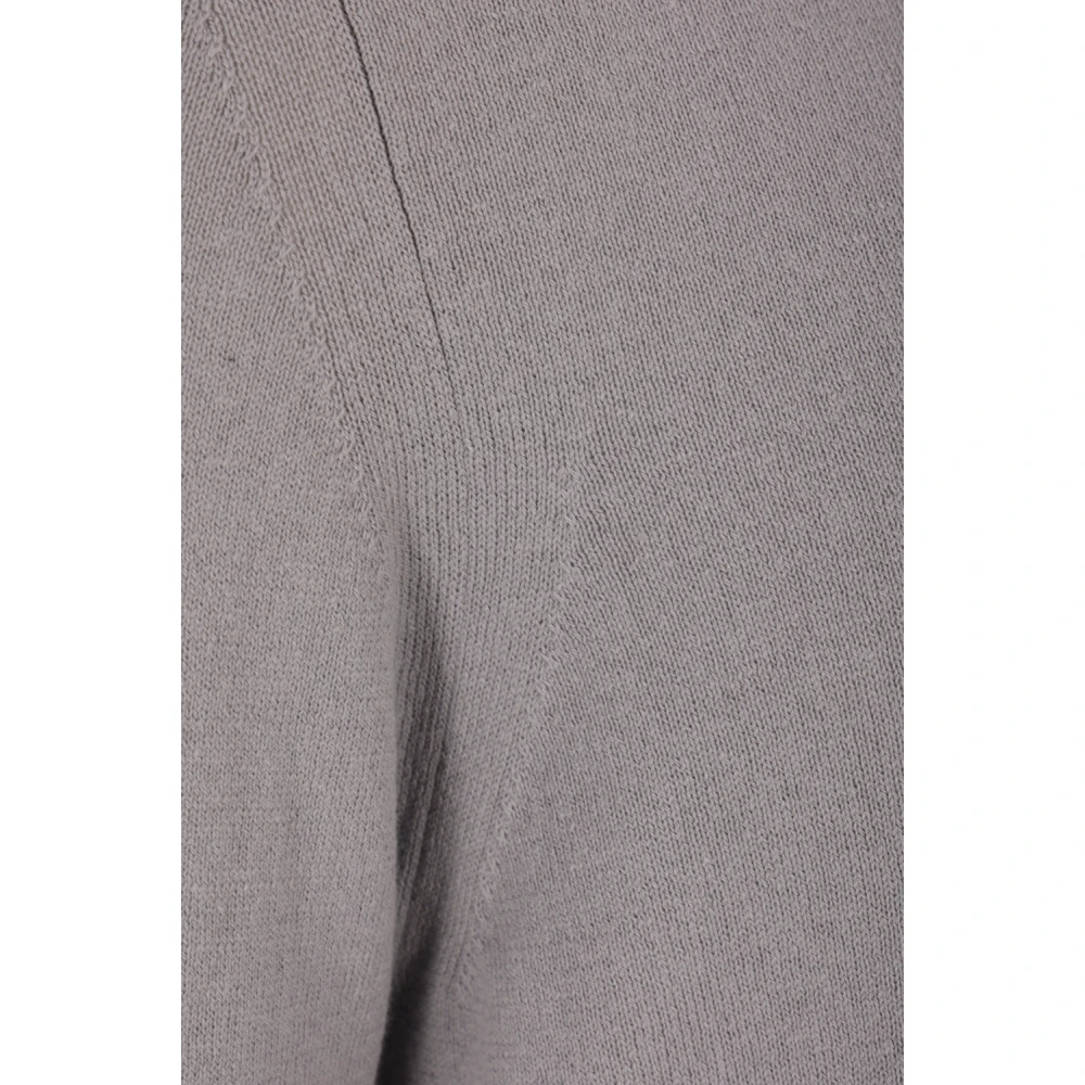 Stone Island Blauwe Avion Katoenen Gebreide Trui Gray Heren