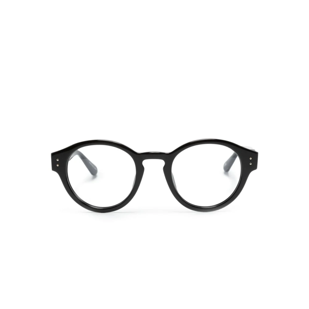 Linda Farrow Zwarte optische bril veelzijdig en stijlvol Black Unisex