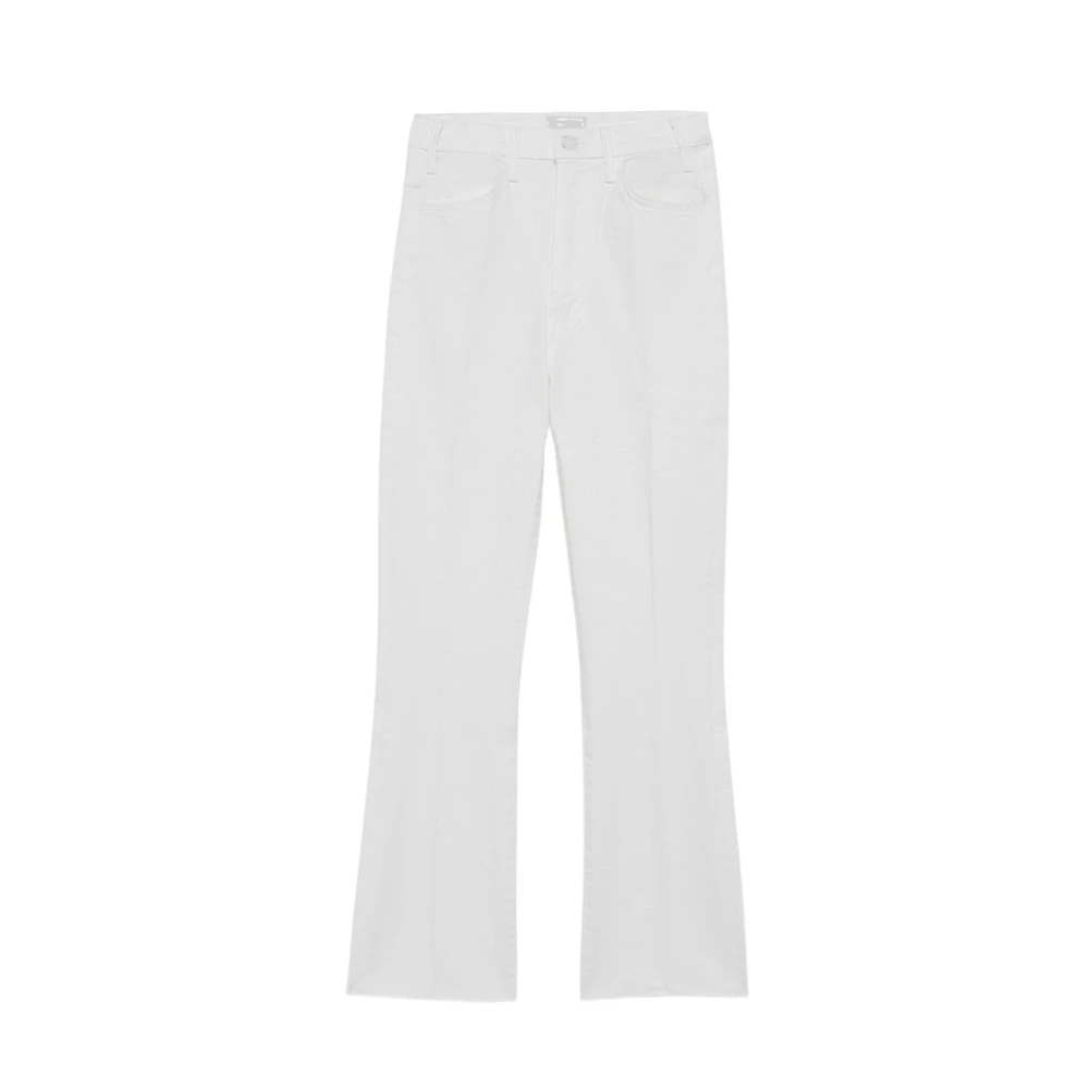 Mother Zwarte Denim Jeans White Dames