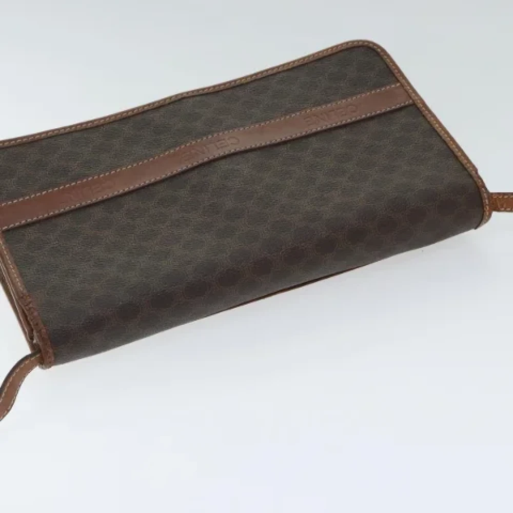 Celine Vintage Pre-owned Leather celine-bags Brown Dames