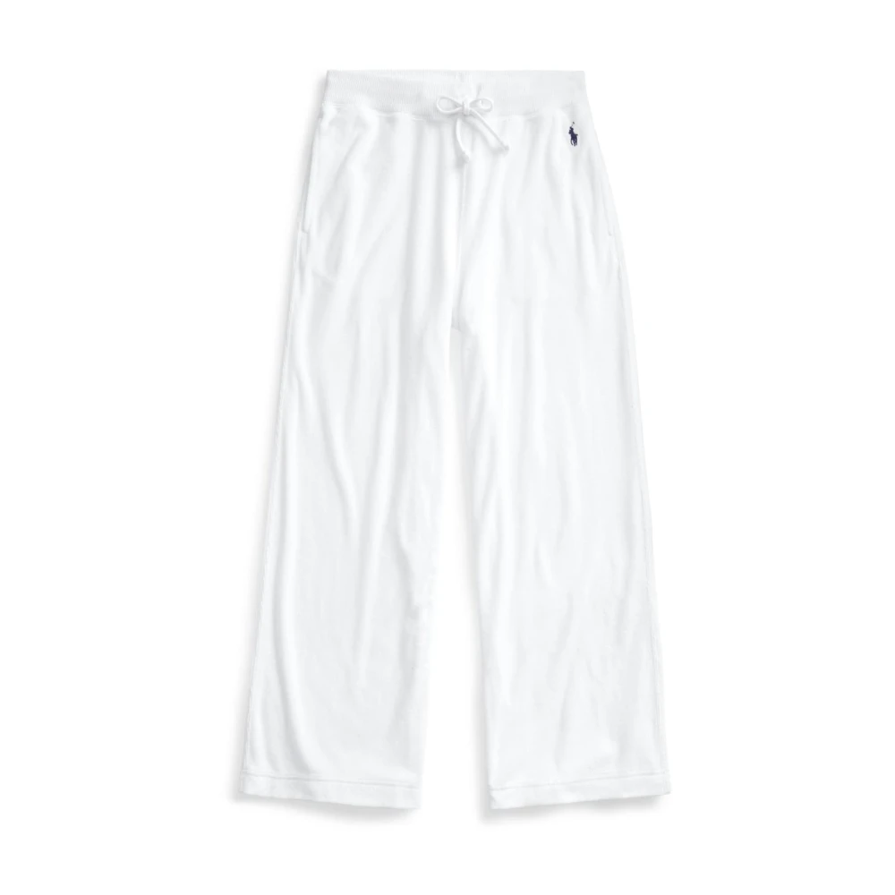 Polo Ralph Lauren Witte Casual Cropped Broek Vrouwen White Dames
