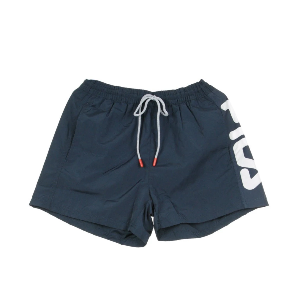 Fila Zwart Iris Shorts Kostuum voor Mannen Blue Heren