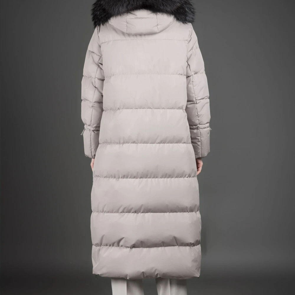 Moorer Breuil-Fur-Stp Beige Dames