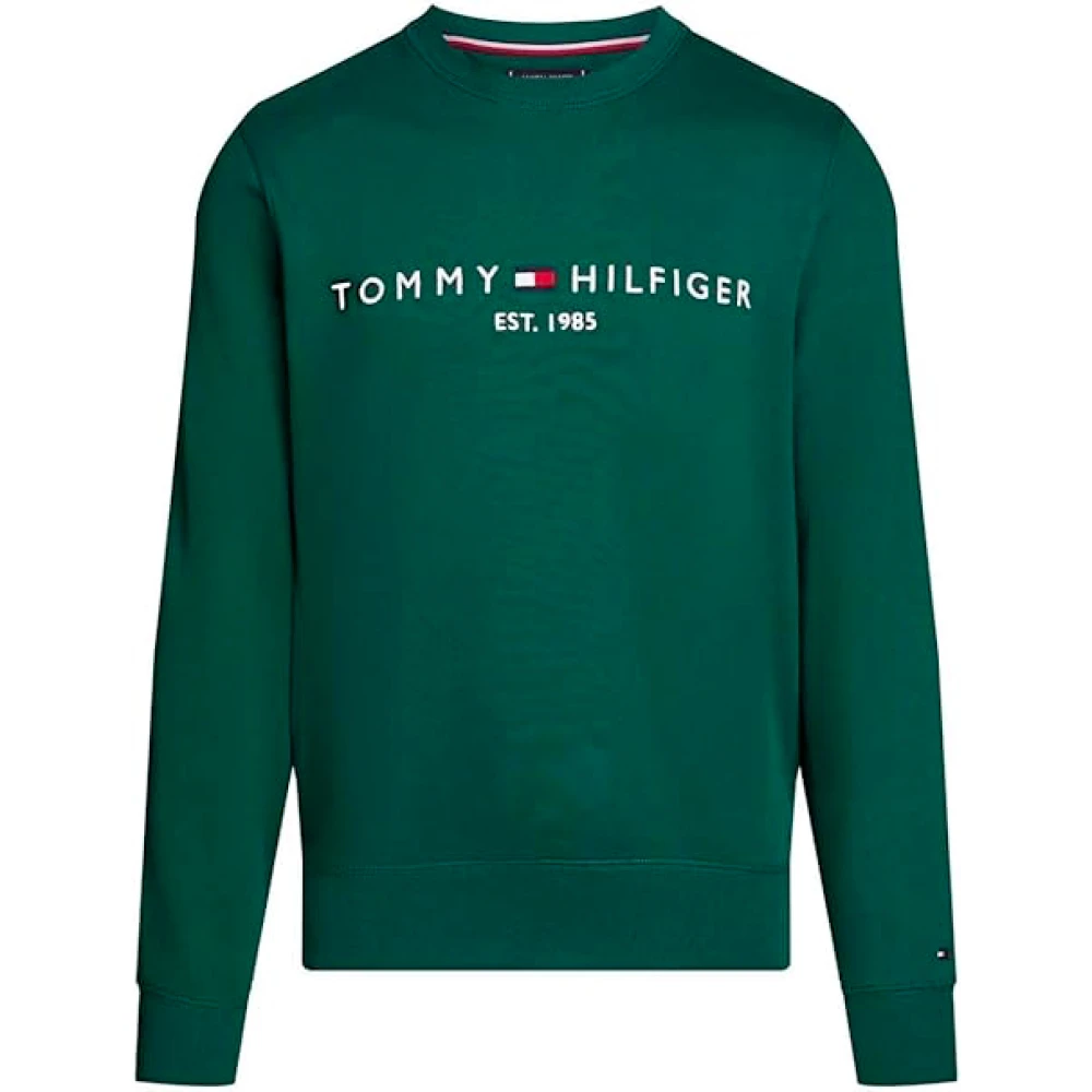 Tommy Hilfiger Groene Trui Hoge Hals Regular Fit Green Heren