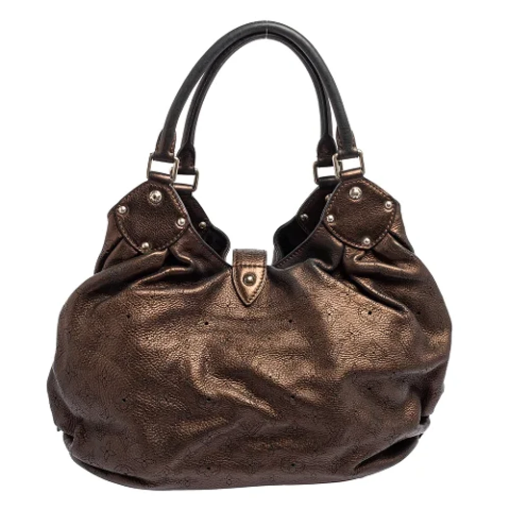 Louis Vuitton Vintage Pre-owned Leather handbags Brown Dames
