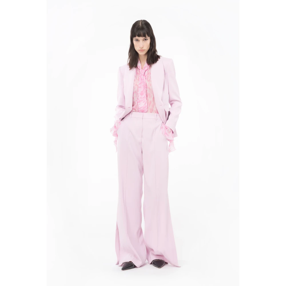 pinko Double-breasted blazer met metalen knopen Pink Dames