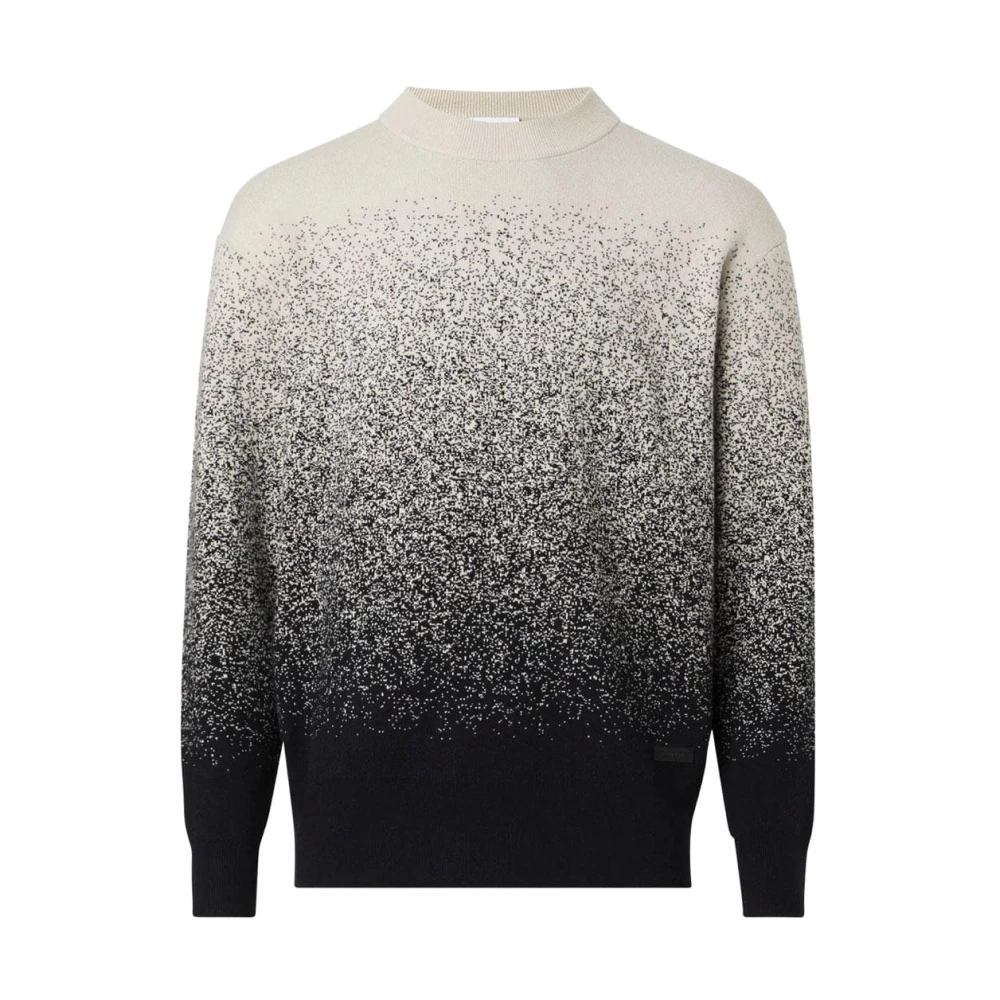 Calvin Klein Men's Multicolor Merino Roll Neck Jumper - Round-Neck Knitwear - Xl - Knitwear