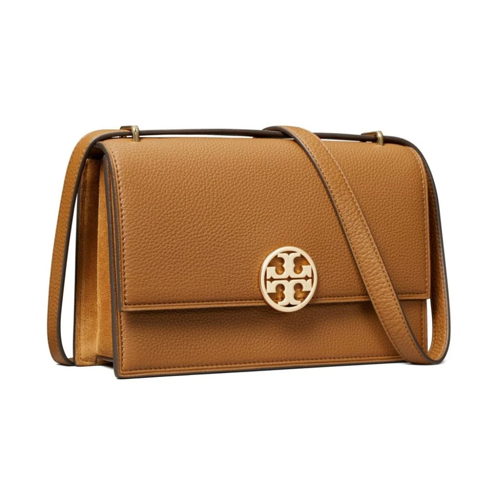 TORY BURCH Bruine Schoudertas Hamerslag Textuur Brown Dames
