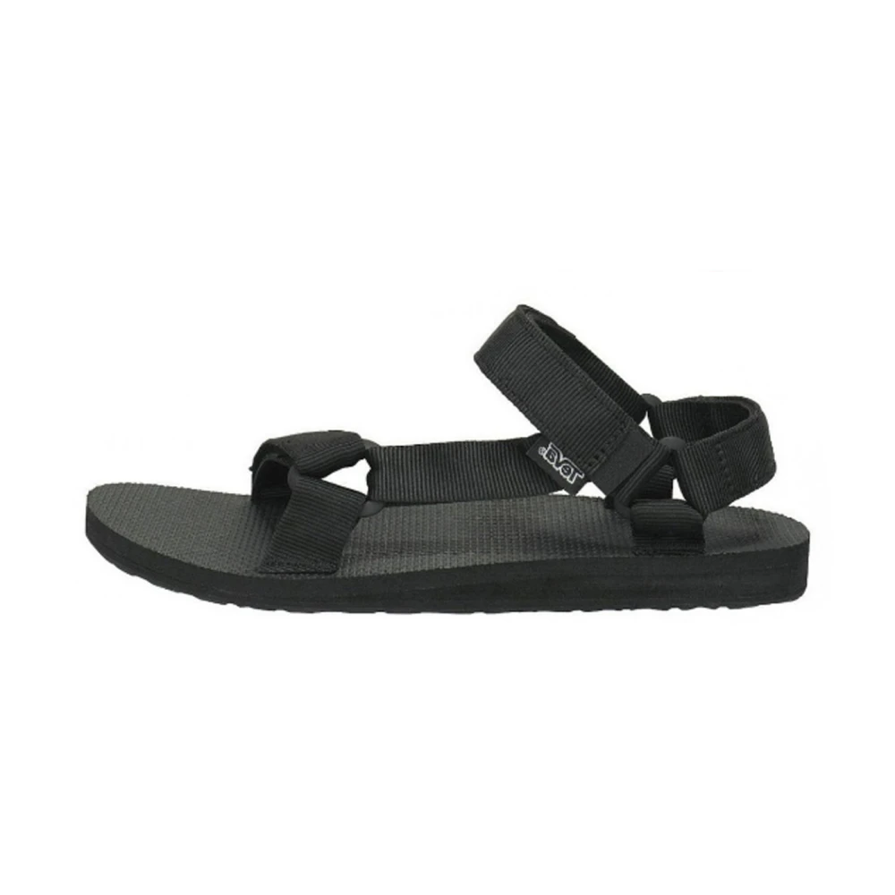 Teva Black Flat Sandals, Male, 9 Uk, Canyon Sandal